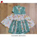 Knitted fabric baby girls cartoon a-line dress